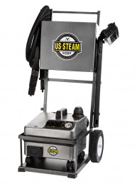 Falcon Plus Commercial Steam Cleaner The Falcon Commercial Steam Cleaner has been sold by US Steam since 1992. The Falcon commercial steamer uses a specially designed hose allowing the user to easily adjust steam pressure. It is perfect for auto detailers or businesses who need a durable reliable steamer.